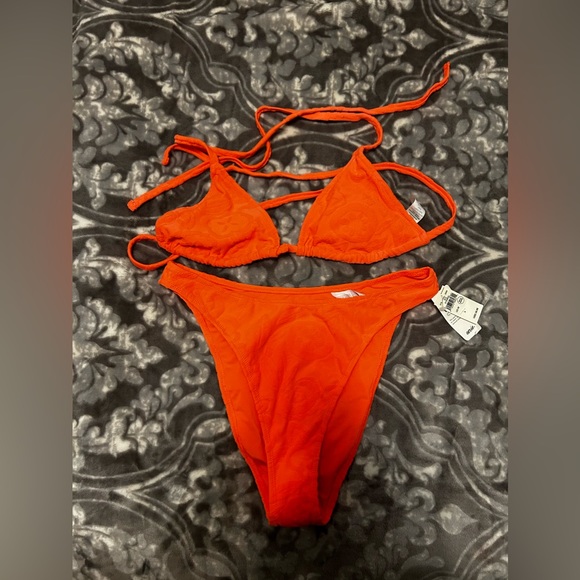 aerie Other - BNWT Aerie Bikini Bathing Suit Soft Pink/Orange